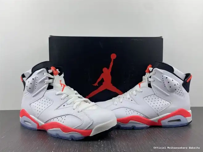 Official Maikesneakers 6 384664-123 (2014) White Jordan Infrared Retro 0605